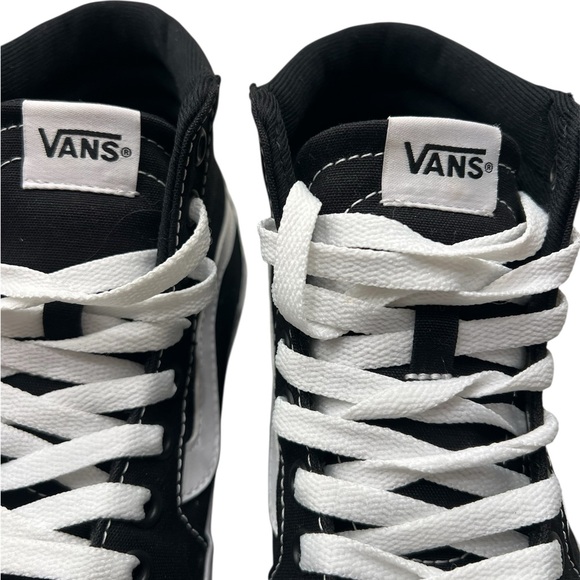 Vans Black and White High-Top Sneakers - Picture 5 of 10